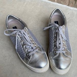 Metallic sneakers